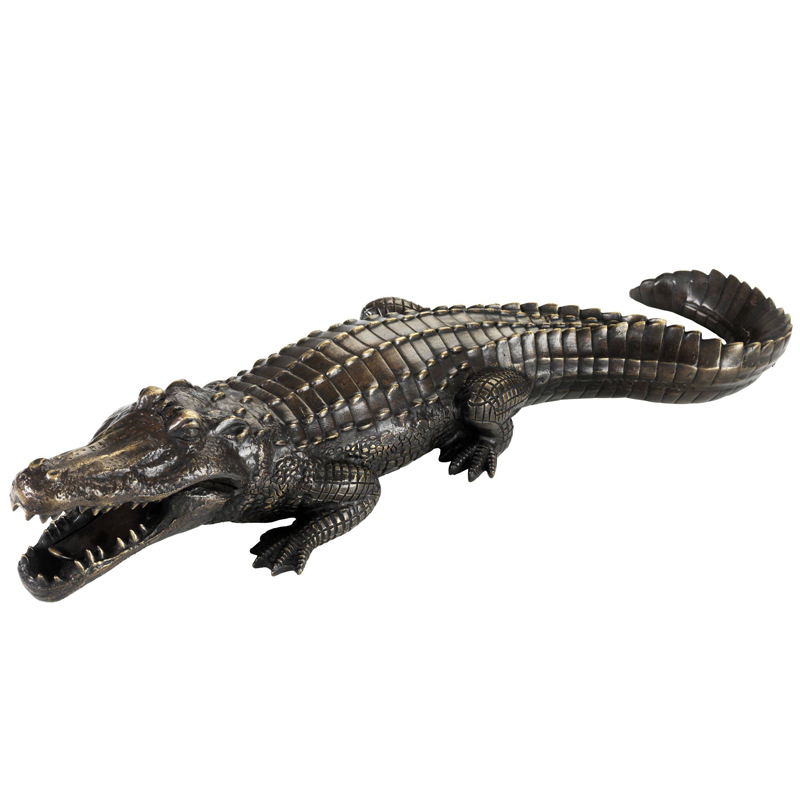 Статуэтка Eichholtz Crocodile Винтажная латунь Статуэтка Eichholtz Crocodile Винтажная латунь в Воронеже | Loft Concept