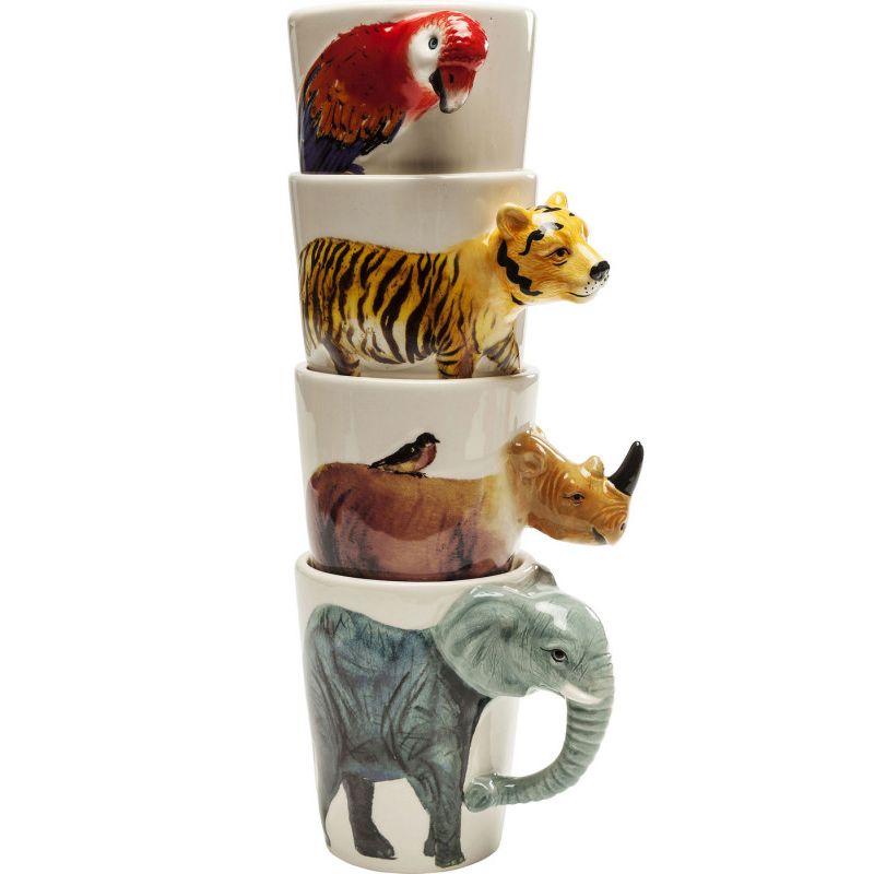 Кружка Tropical Animals mug Мульти в Воронеже | Loft Concept 