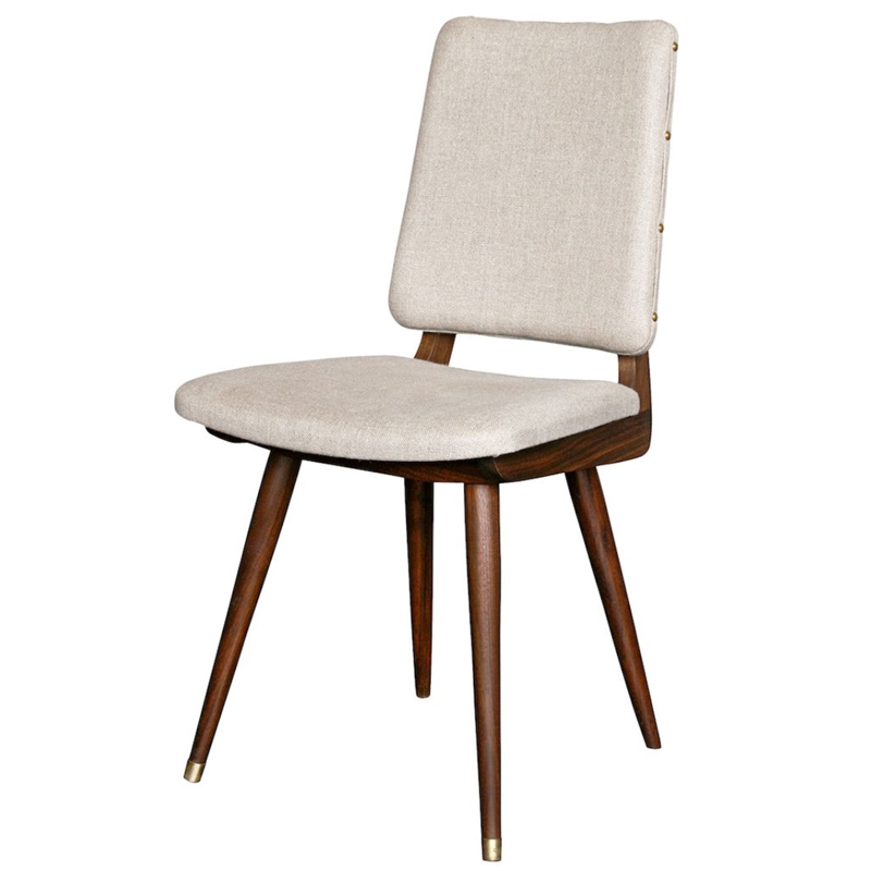 Стул Camille Dining Chair ivory ( слоновая кость ) Коричневый в Воронеже | Loft Concept 