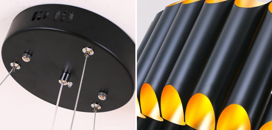 Люстра GALLIANO ROUND SUSPENSION LIGHT by DELIGHTFULL Black Люстра GALLIANO ROUND SUSPENSION LIGHT by DELIGHTFULL Black - Loft-Concept в Воронеже