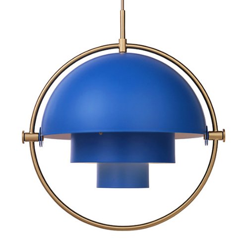 Люстра Louis Weisdorff Multi-lite Pendant Blue Латунь Синий в Воронеже | Loft Concept 