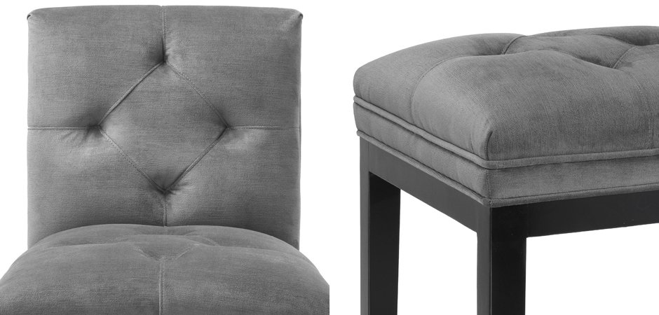 Барный стул Eichholtz Bar Stool Cesare Grey Барный стул Eichholtz Bar Stool Cesare Grey - Loft-Concept в Воронеже
