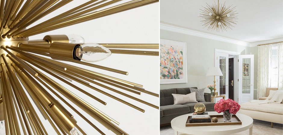 Люстра ASTRA Chandelier Sputnik Brass Люстра ASTRA Chandelier Sputnik Brass - Loft-Concept в Воронеже