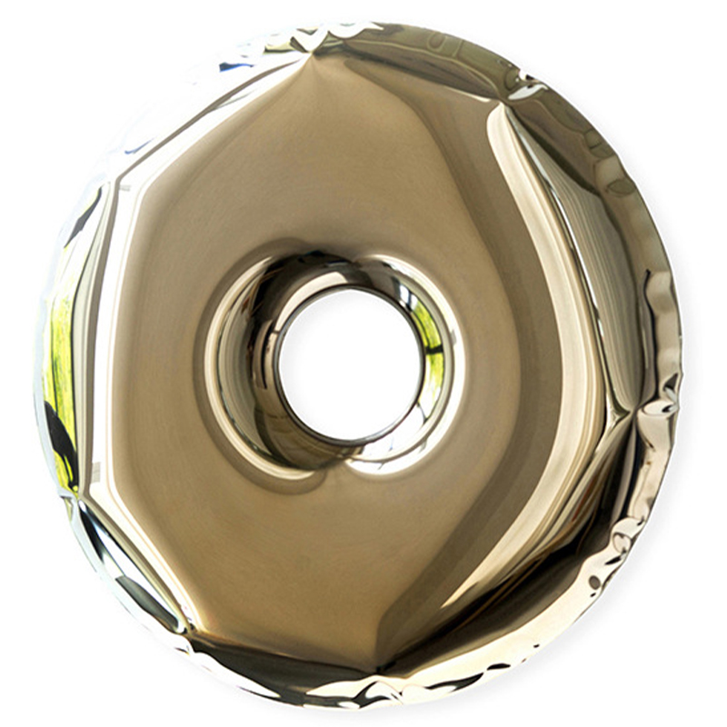 Арт-объект на стену Rondo Polished Stainless Steel Wall Mirror by Zieta Gold Глянцевое золото Арт-объект на стену Rondo Polished Stainless Steel Wall Mirror by Zieta Gold Глянцевое золото в Воронеже | Loft Concept