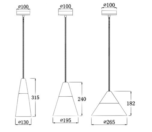 Подвесной светильник Opaque Light Middle в Воронеже