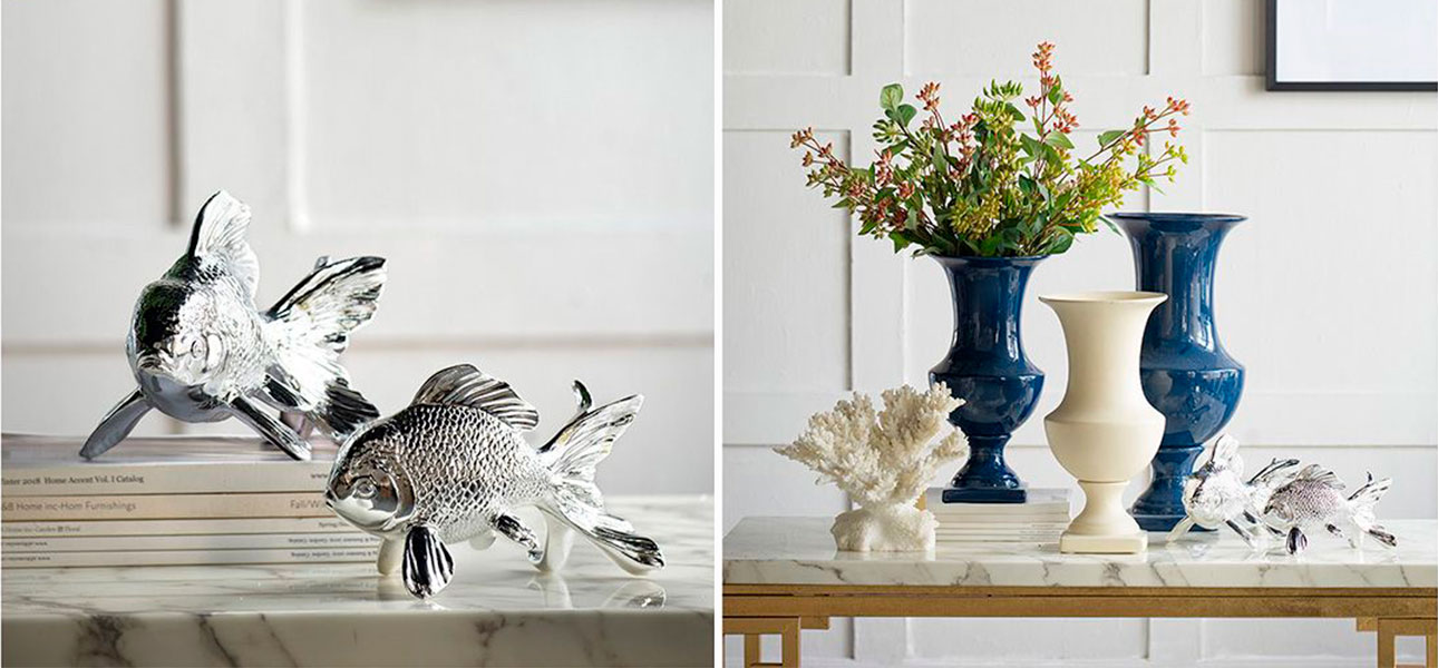 Статуэтка серебряная рыбка Fish - фото №3