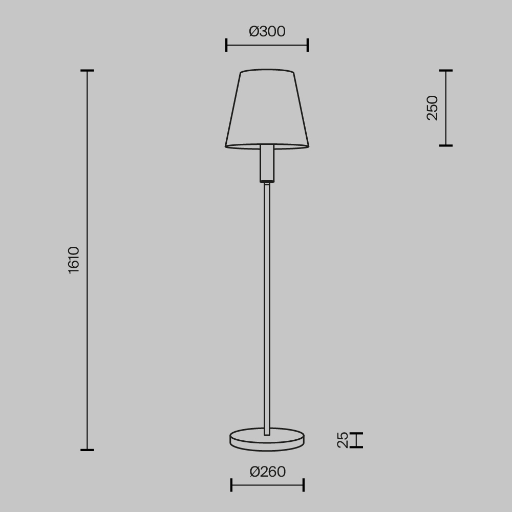 Напольный светильник Lira E27 в Воронеже