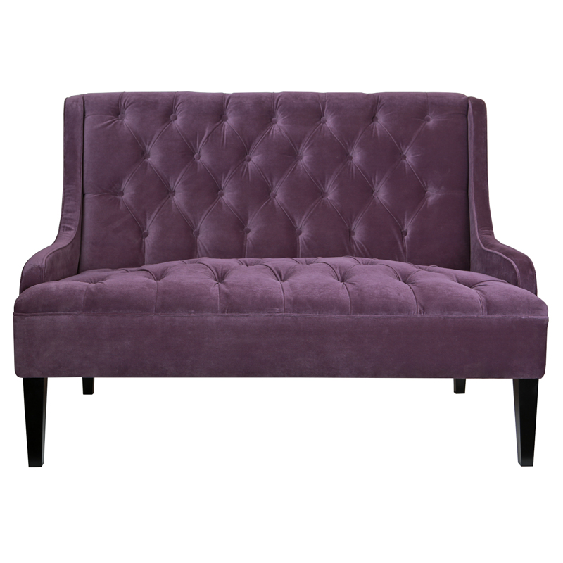 Диван Folket Sofa velour violet Фиолетовый в Воронеже | Loft Concept 