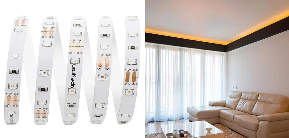 Светодиодная лента 4,8W/m 60LED/m 2835SMD желтый 5M Светодиодная лента 4,8W/m 60LED/m 2835SMD желтый 5M - Loft-Concept в Воронеже