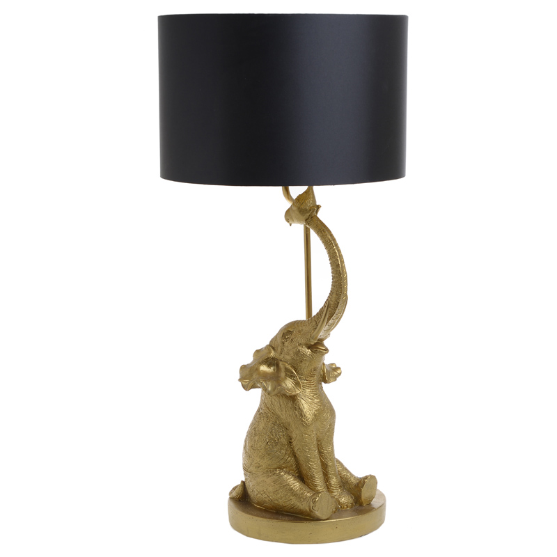 Настольная лампа Cheerful Elephant Table lamp Золотой Черный в Воронеже | Loft Concept 