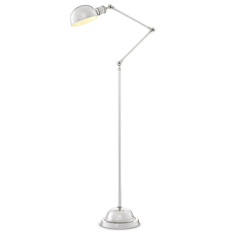 Торшер Eichholtz Floor Lamp Soho Nickel Никель в Воронеже | Loft Concept 