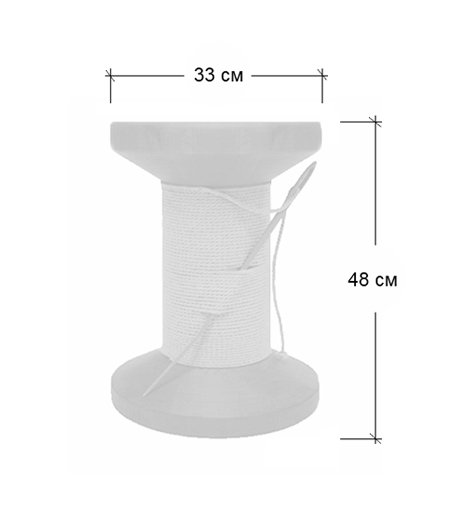 Дизайнерский табурет Thread Reel Wooden Stool в Воронеже