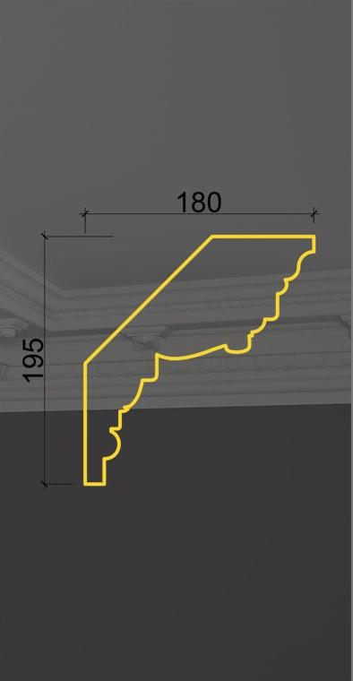 Карниз с орнаментом KO-22 в Воронеже