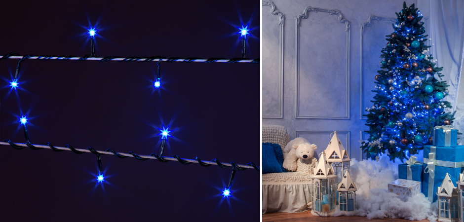 Интерьерная Гирлянда Синие диоды - Loft-Concept в Воронеже