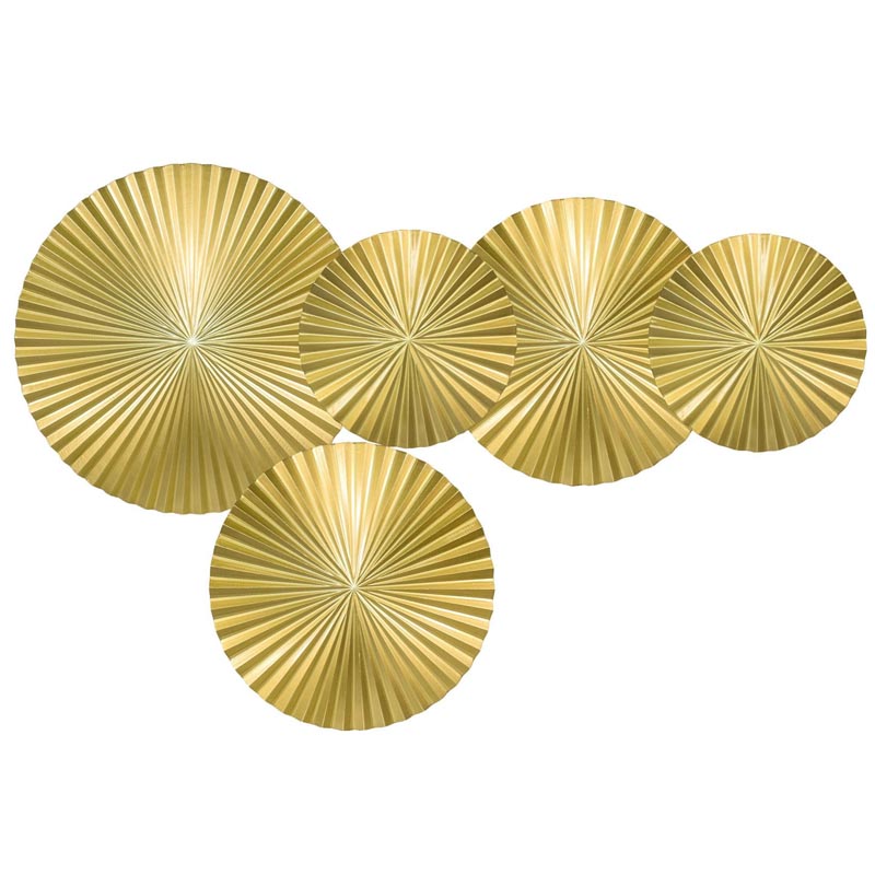 Арт-объект Apollo Gold Wall Plaque Disc 5 Золотой в Воронеже | Loft Concept 