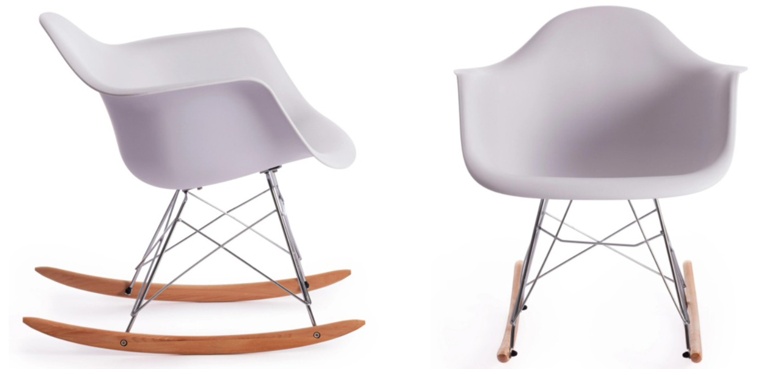 Кресло RAR Rocking white - фото