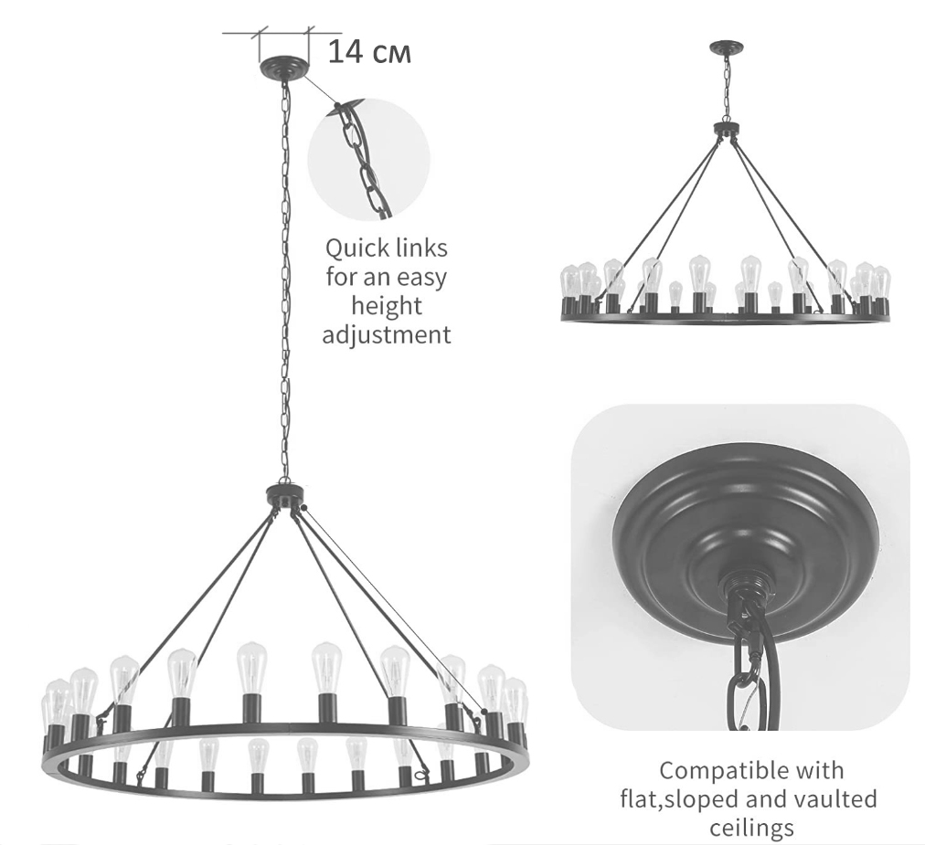 Люстра Camino Round Chandelier 18 Restoration Hardware  в Воронеже