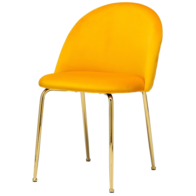 Стул Vendramin Dining Chair yellow Желтый Глянцевое золото в Воронеже | Loft Concept 