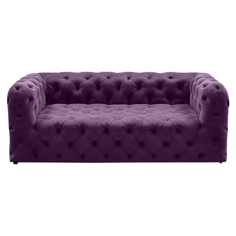 Диван Soho tufted purple velor Фиолетовый в Воронеже | Loft Concept 