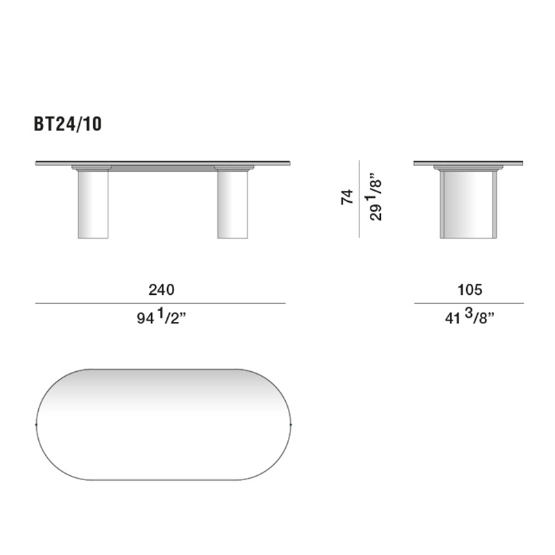 Дизайнерский рабочий стол из металла BLEVIO Table в Воронеже