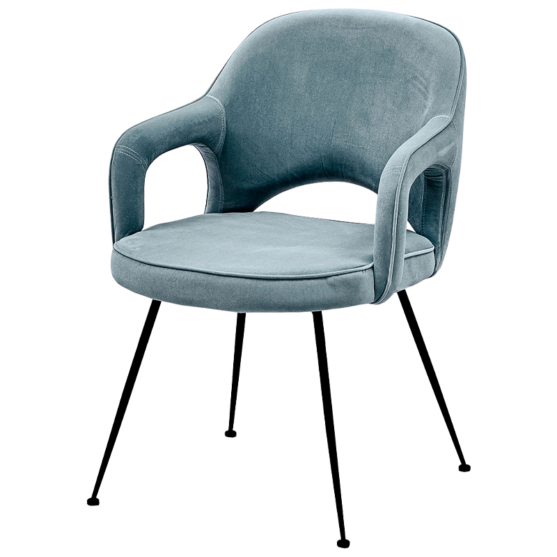 Стул Taube Stool Pastel Blue Голубой пастельный Черный в Воронеже | Loft Concept 