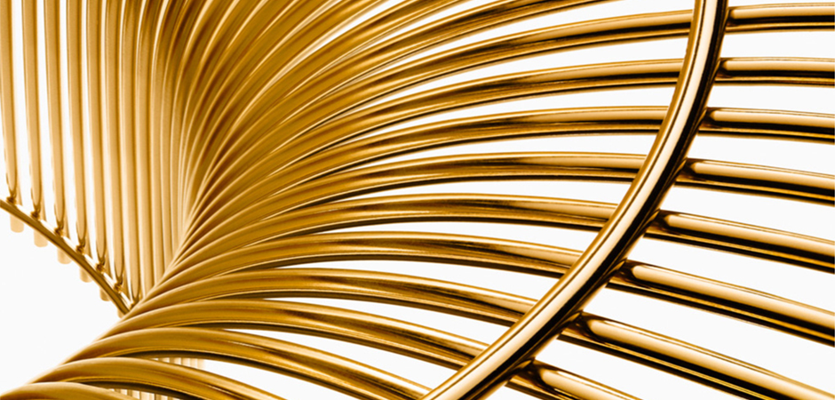 Стол Platner Coffee Gold Стол Platner Coffee Gold - Loft-Concept в Воронеже