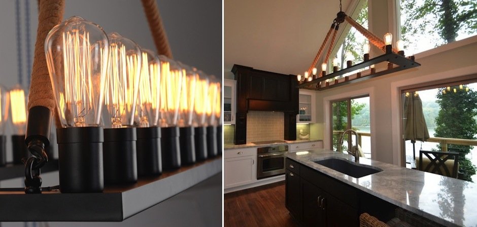 Люстра Square Large Loft Rope Light Люстра Square Large Loft Rope Light - Loft-Concept в Воронеже