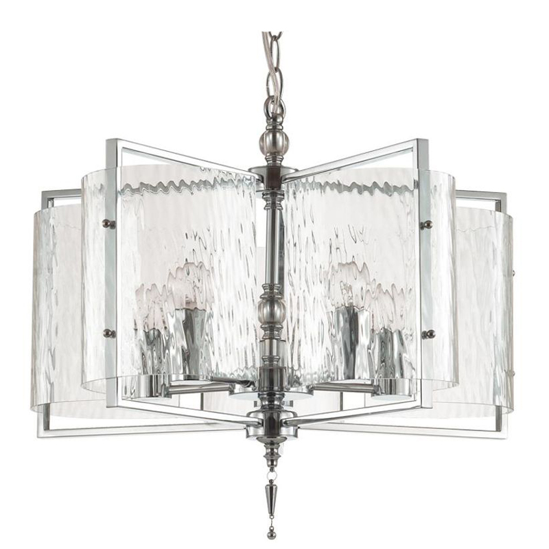 Люстра Karissa Chrome Chandelier 48 Хром Прозрачный (Transparent) в Воронеже | Loft Concept 