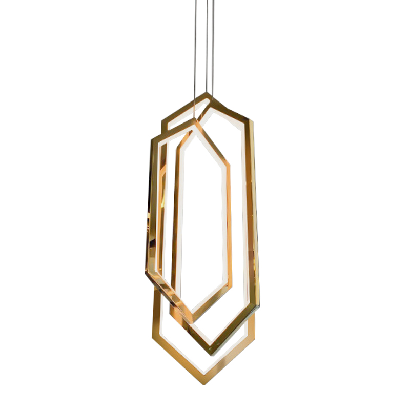 Дизайнерский Подвесной Светильник ORBIS Hexagon Geometric Modern Chandelier Studio Endo Gold Золотой Дизайнерский Подвесной Светильник ORBIS Hexagon Geometric Modern Chandelier Studio Endo Gold Золотой в Воронеже | Loft Concept