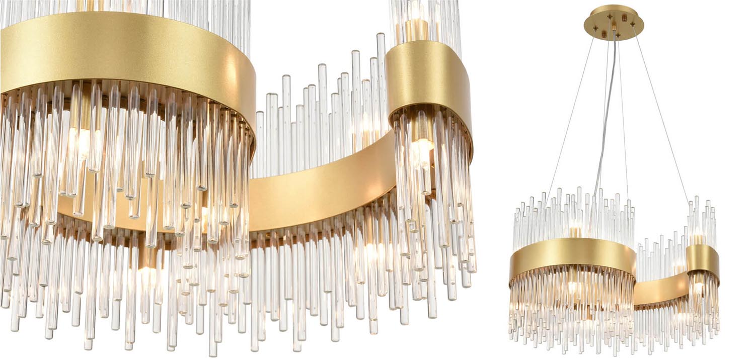 Люстра Nembus Chandelier 50 gold - фото