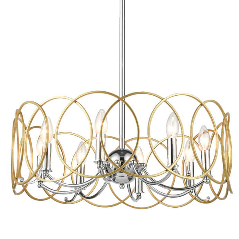 Люстра Jasira Chandelier Хром Золотой в Воронеже | Loft Concept 