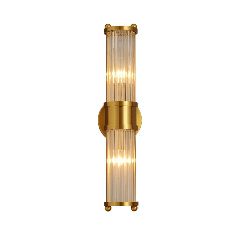 Ralph Lauren Бра Allen Double Light Brass Латунь Прозрачный (Transparent) в Воронеже | Loft Concept 