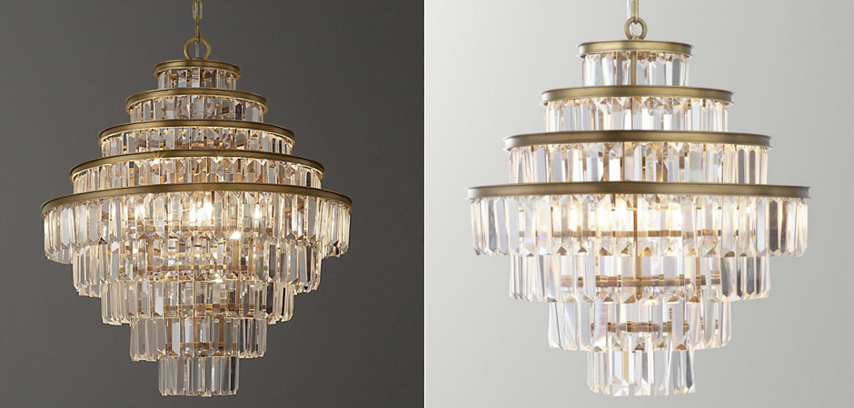 Люстра Alaine Crystal Large Pendant Antiqued Brass - Loft-Concept в Воронеже