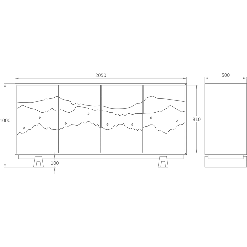 Буфет Okinawa Ginger Large в Воронеже
