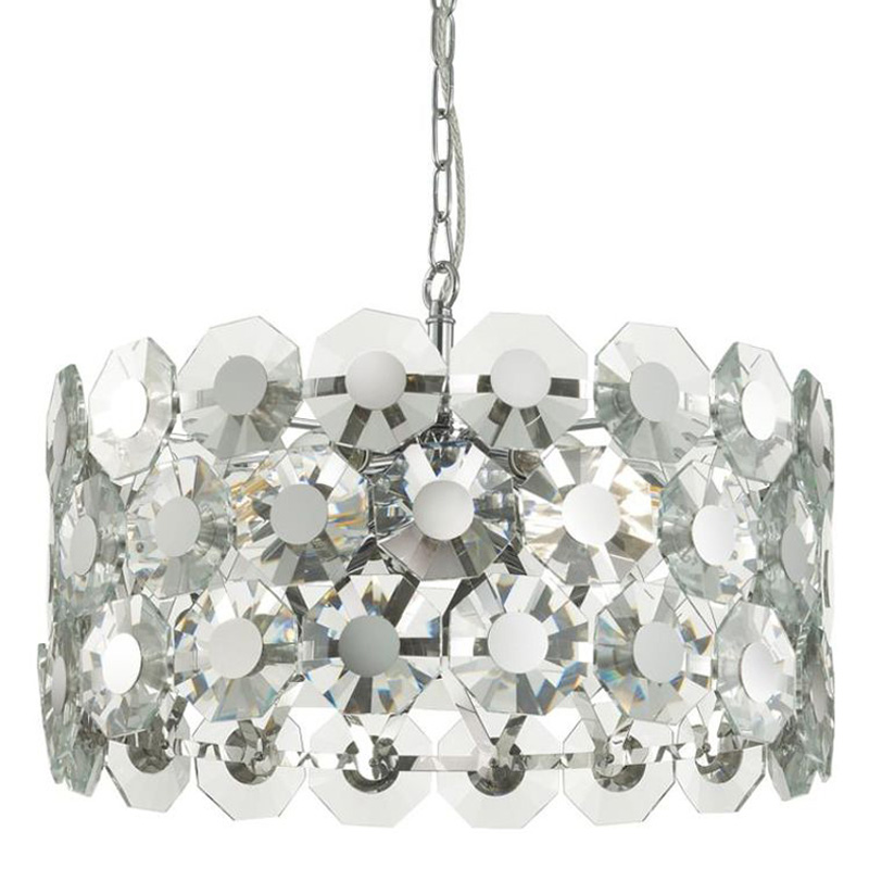 Люстра Crystal Octagons Chrome Хром Прозрачное Стекло Люстра Crystal Octagons Chrome Хром Прозрачное Стекло в Воронеже | Loft Concept