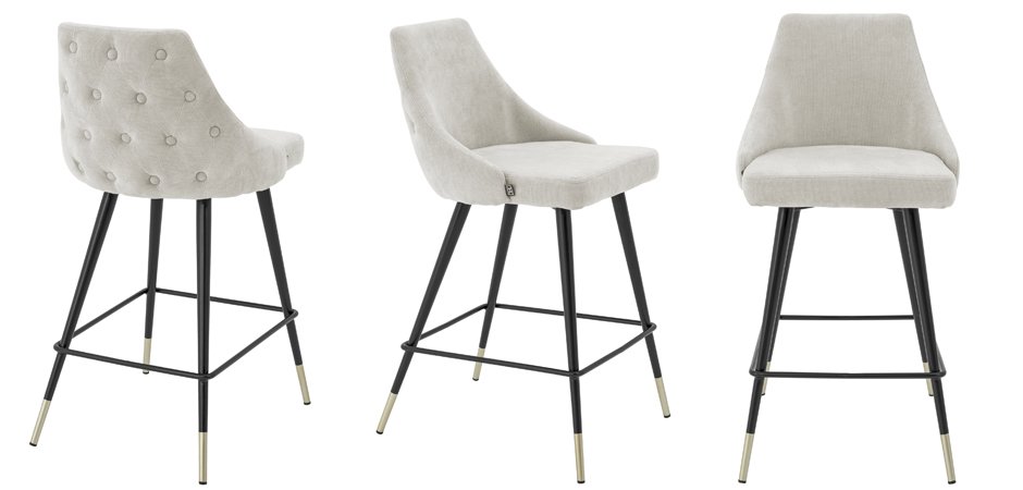 Полубарный стул Eichholtz Counter Stool Cedro Sand Полубарный стул Eichholtz Counter Stool Cedro Sand - Loft-Concept в Воронеже