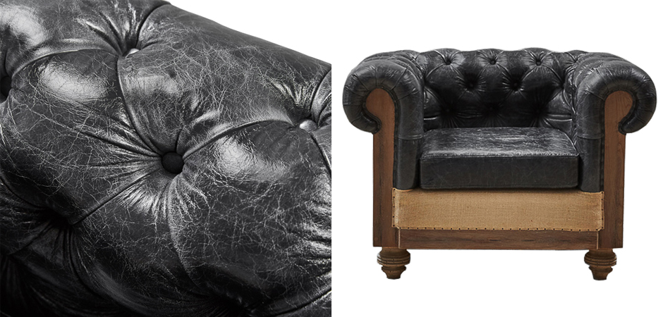 Кресло Deconstructed Chesterfield Armchair Кресло Deconstructed Chesterfield Armchair - Loft-Concept в Воронеже