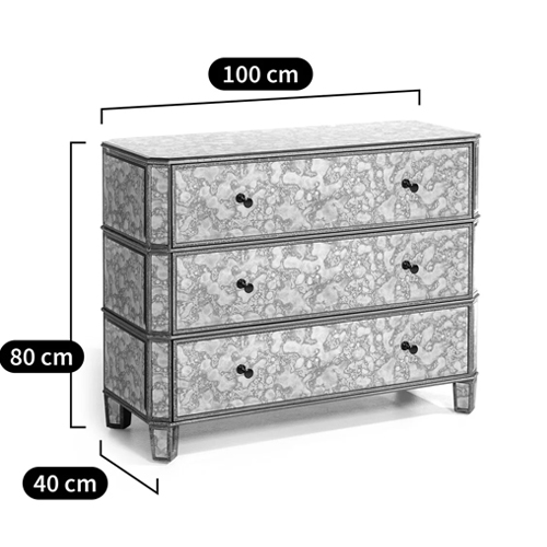 Комод зеркальный Glorious Chest of Drawers в Воронеже