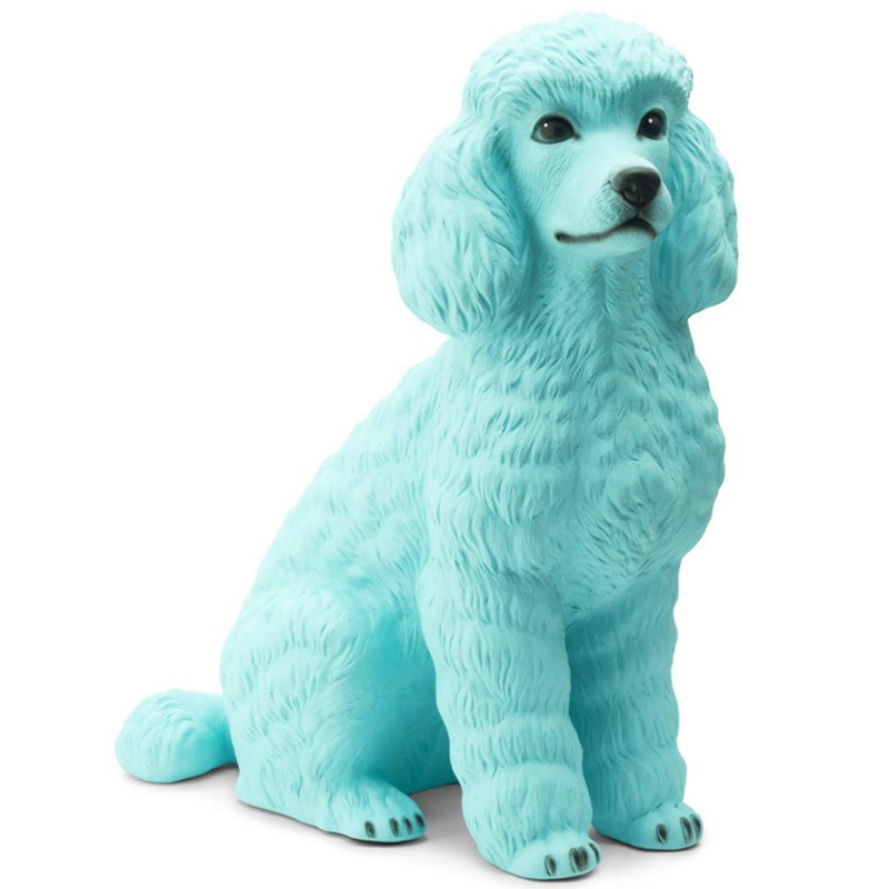 Статуэтка Abhika Poodle Bisc. Turquoise Бирюзовый в Воронеже | Loft Concept 