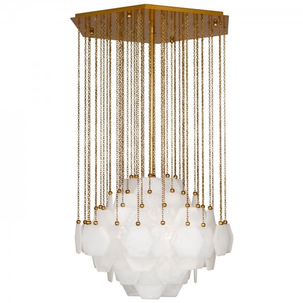 Люстра Jonathan Adler VIENNA LARGE CHANDELIER Латунь в Воронеже | Loft Concept 