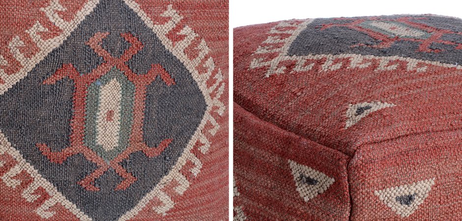 Пуф KELIM Pattern Rhombus Пуф KELIM Pattern Rhombus - Loft-Concept в Воронеже