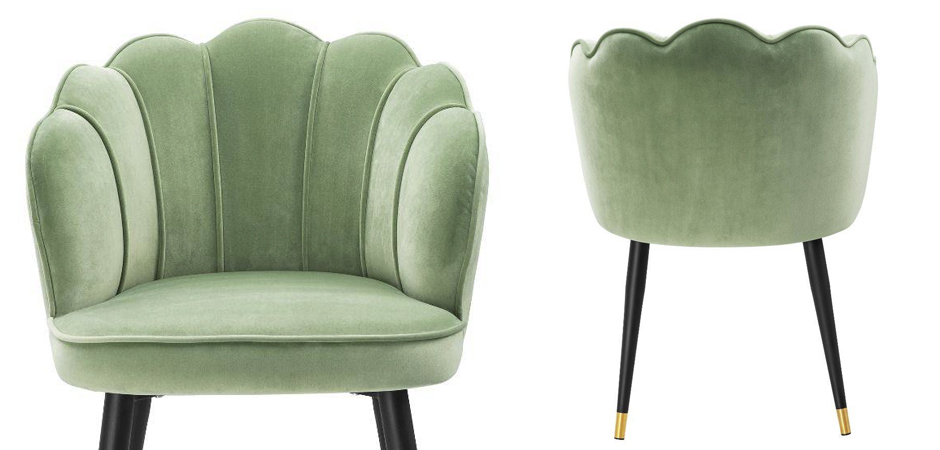 Стул Eichholtz Dining Chair Bristol pistache green Стул Eichholtz Dining Chair Bristol pistache green - Loft-Concept в Воронеже