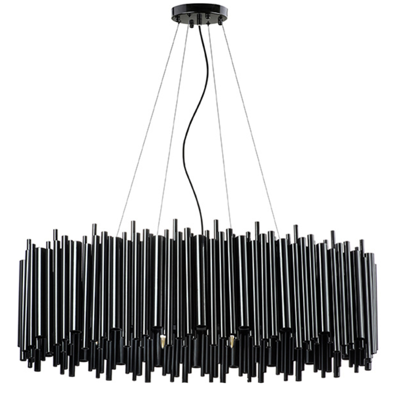 Люстра Delightfull Brubeck Chandelier Black Oval  в Воронеже | Loft Concept 