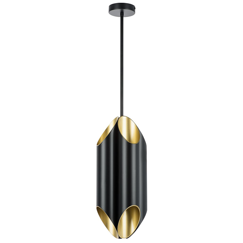 Подвесной светильник Garbi Black Pipe Organ Hanging Lamp Черный Золотой в Воронеже | Loft Concept 