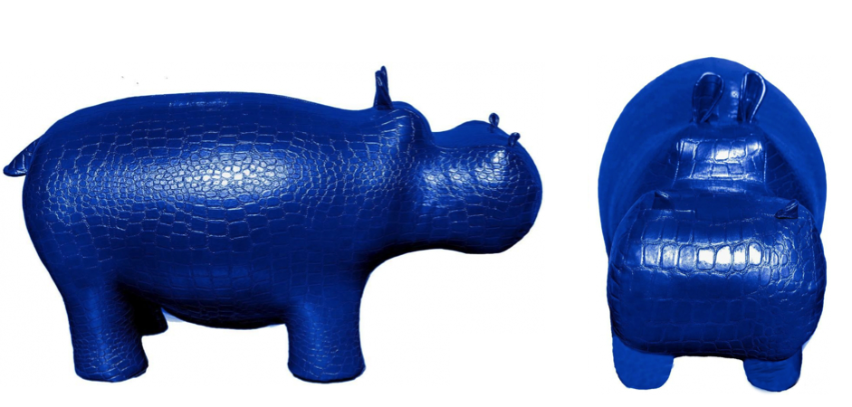 Пуф Бегемот Poof Hippo blue - Loft-Concept в Воронеже