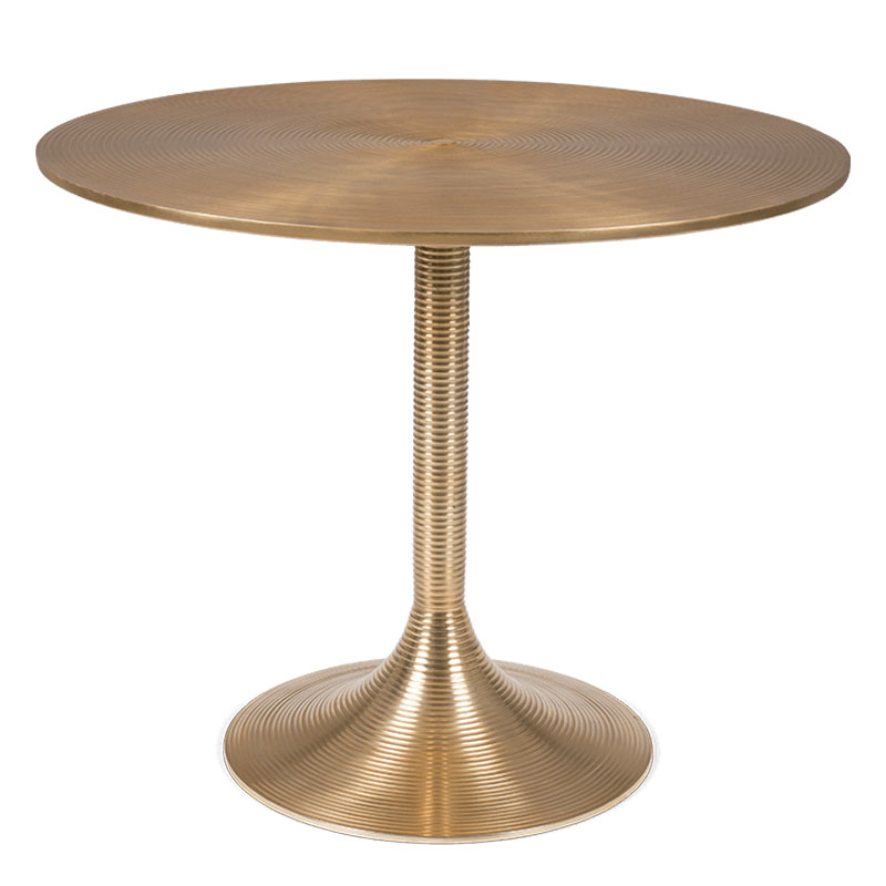 Кофейный столик HYPNOTISING ROUND COFFEE TABLE GOLD BM23002 Bold Monkey Золотой в Воронеже | Loft Concept 