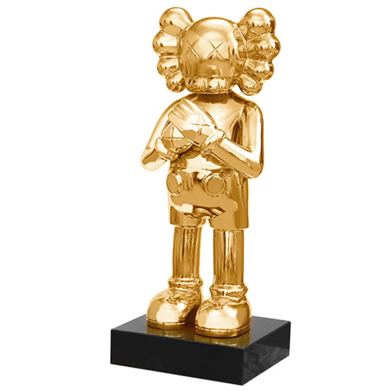 Статуэтка KAWS Gold on stand Золотой в Воронеже | Loft Concept 