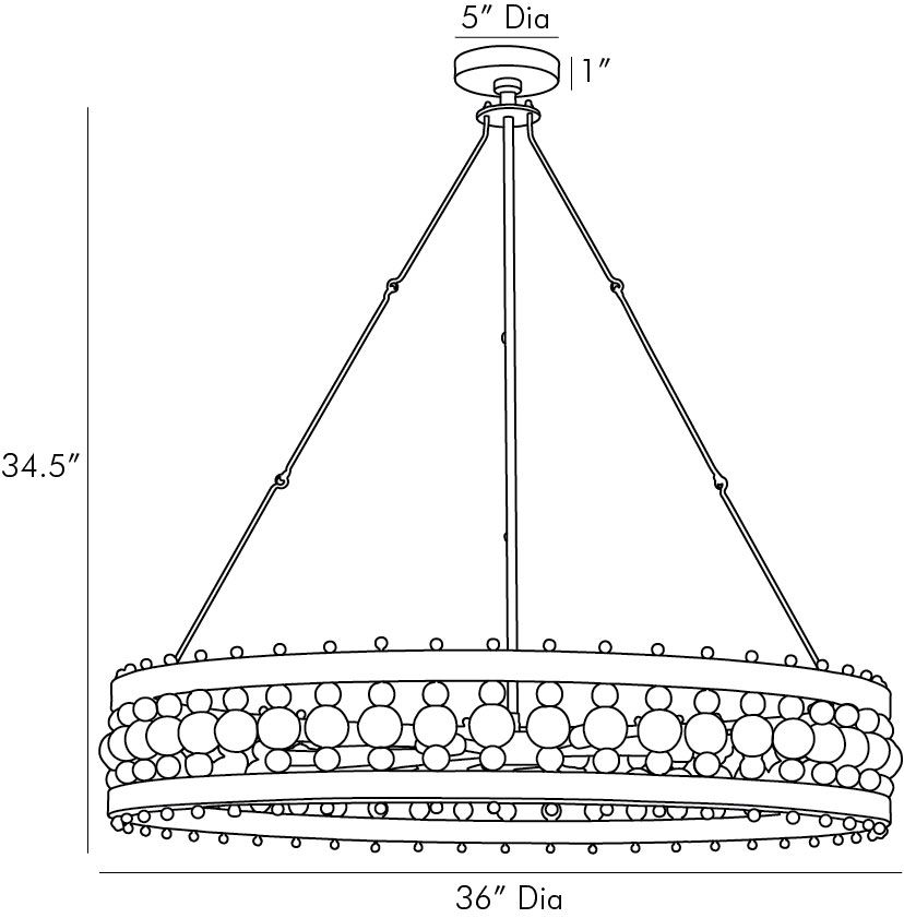 Люстра Arteriors ESME CHANDELIER в Воронеже