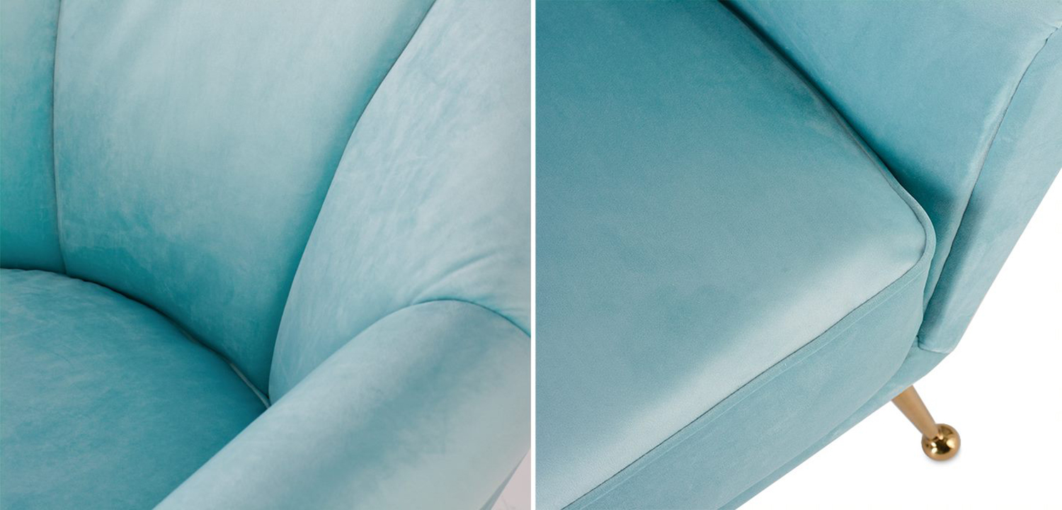 Кресло Brunner Chair light blue - фото №1