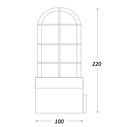 Настольная лампа Steampunk Cage Glass Edison Table lamp в Воронеже